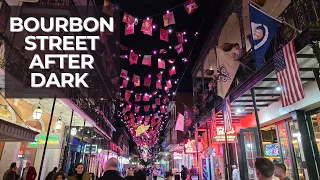 Our First Night in New Orleans! Bourbon Street After Dark + The French Quarter