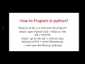 Python Fundamentals and character sets-