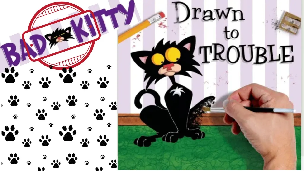 Bad Kitty Drawn To Trouble | Good Cat Bad Cat