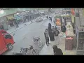 كاميرات المراقبة ترصد لحظة إنفجار عبوة ناسفة في مدينة الباب شرق حلب السورية