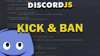 Code Your Own Discord Bot - Kick Ban Commands 2021