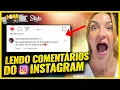AMANDA RIBAS LENDO COMENTARIOS DO INSTAGRAM