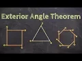 Where does the exterior angle theorem come from