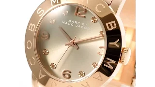 MARC BY MARC JACOBS WATCH MBM3221 AMY CRYSTAL ROSE GOLD REVIEW LADYS MBM3221