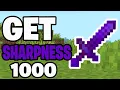 How To Get Sharpness 1000 In Minecraft Bedrock - Tutorial