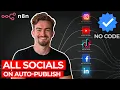 The ULTIMATE Agent to Auto-Publish Content Daily - 9 Social Platforms in 1 n8n NO-CODE Tutorial