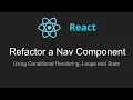 React Refactor a Nav Component