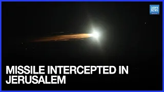 Missile Intercepted As Sirens Blare In Early Hours Across Jerusalem | US-Israel War On Iran