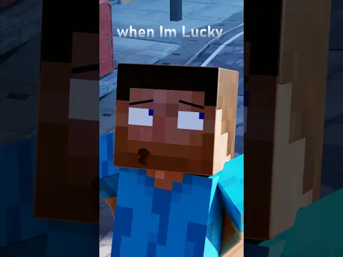 Your Luckiest Moment #minecraft #3d
