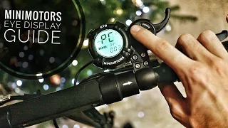 MiniMotors EYE Computer Display GUIDE for KICKSCOOTERS - Dualtron Speedway Kaabo