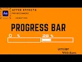 HOW TO MAKE A PROGRESS BAR ANIMATION IN AFTER EFFECTS EASY TUTORIAL