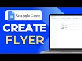 How To Create A Flyer On Google Docs Free Flyer In Google Docs 2025 New Method
