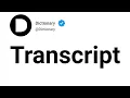 Transcript Meaning In English