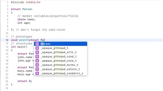C Tutorial 23 Structs