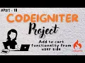 CodeIgniter Project Part 18 Hindi Add to cart functionality