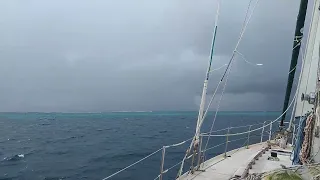 The beginning of a wet trip