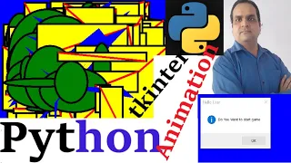 Python Unique Animation in Tkinter Canvas Oval to Polygon to Rectangle to Line By Shyam Bhatia