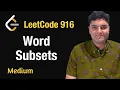 Word Subsets - Leetcode 916