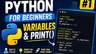 Python for Beginners Variables and Print Statement Explained 2026