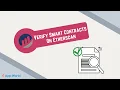 Verify ethereum smart contract on etherscan