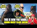 The Moment a Road-Raging Woman Gets Caught After Her Race Card Gets Declined
