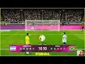 PES 2020 | Argentina vs Brazil Copa America Final | Penalty Shootout