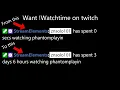 How to get watchtime on your twitch stream