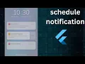 flutter local notification add notification in flutter schedule notification in flutter