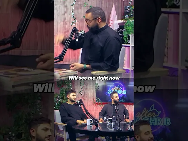 He is next to the arsh!