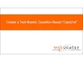 Create a Text-Based Question-Based Captcha