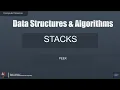 Computer Science - Data Structures Algorithms Part 17 STACKS Peek
