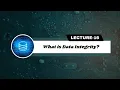 What is Data Integrity SQL Interview Questions Lecture - 16