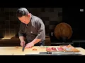 $220 Sushi Dinner in Tokyo - The Master of Fermented Sushi