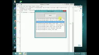tk TCL Populated list view item with open file dialog