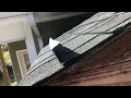 how to install an INVISIBLE GUTTER above doorway or walkway