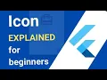 Flutter Tutorial - 16 Adding icons to widgets Flutter Icon Widget Flutter Material Icons