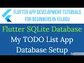 SQLite SQFlite Database Setup in Flutter Flutter Tutorials in Telugu Programming in Telugu