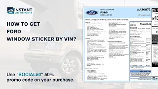 How to Get a Ford Window Sticker Online