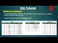 3 Relational database SQL MySQL Malayalam Tutorial