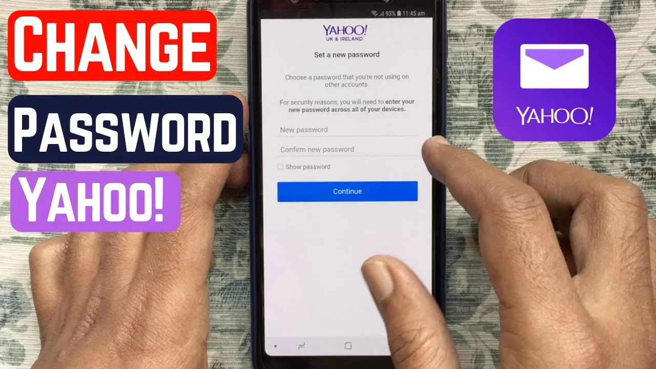 How to Change Your Yahoo Email Password on iPhone or iOS Devices - Yahoo Email Services
