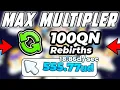 How To MAX Out Your CLICK And REBIRTH Multiplier In Tap Simulator