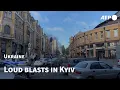 Download Lagu Loud blasts rock Ukrainian capital Kyiv | AFP