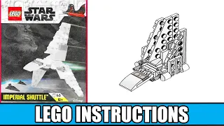 LEGO Instructions - Star Wars - 912406 - Imperial Shuttle - Magazine Gift