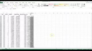Calculating Log Returns