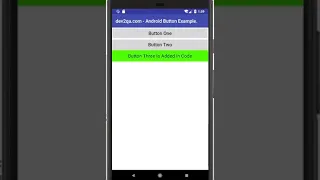 android button onclick example