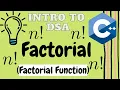 Factorial Function Using Iteration and Recursion Recursion Part 4