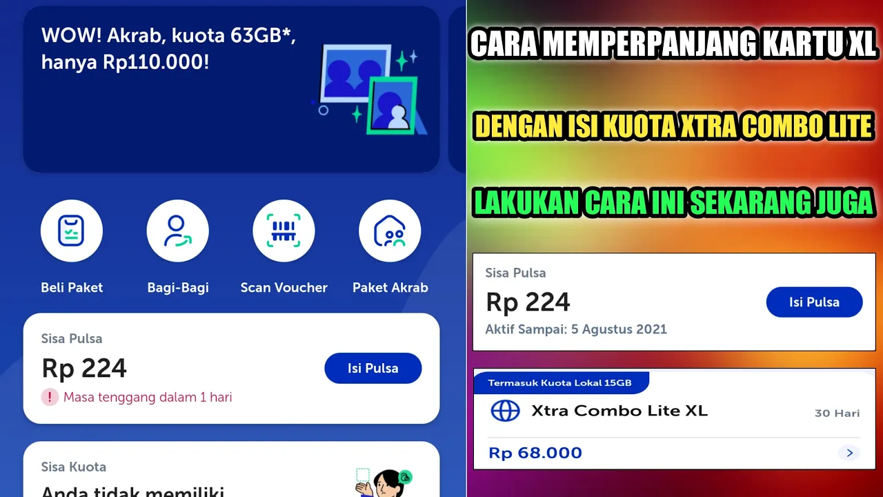 Cara mengisi voucher gesek/fisik tanpa chip