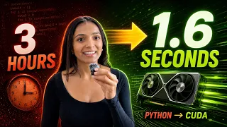CUDA Is Basically a Cheat Code I Made My python program 6 750 Faster with one GPU