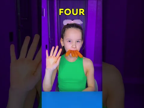 ✨ Carrot Counting Time 🥕 Tasty Choices For Us 🌈