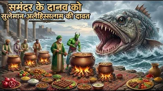 Samandar Ke Danav Machhli Ko Hazrat Suleman A.S. Ki Dawat | Khaufnaak Kahani